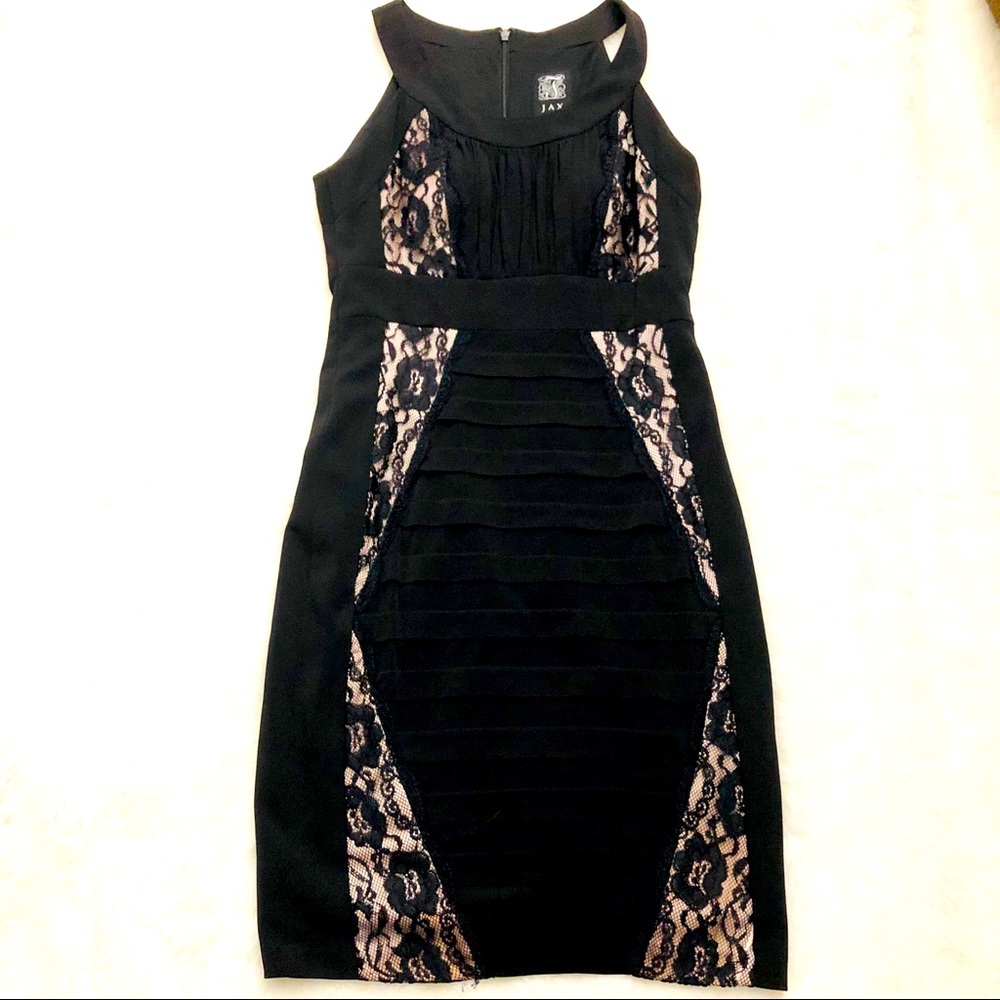 JAX black cocktail dress